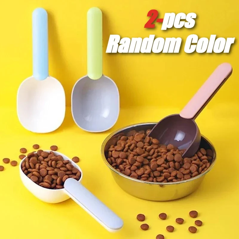 2Pcs Pet Food Scoop with Sealing Clip Multifunctional Dog Cat Feeding Spoon Measuring Shovel Random Color
2Pcs Pet Food Scoop with Sealing Clip Multifunctional Dog Cat Feeding Spoon Measuring Shovel Random Color