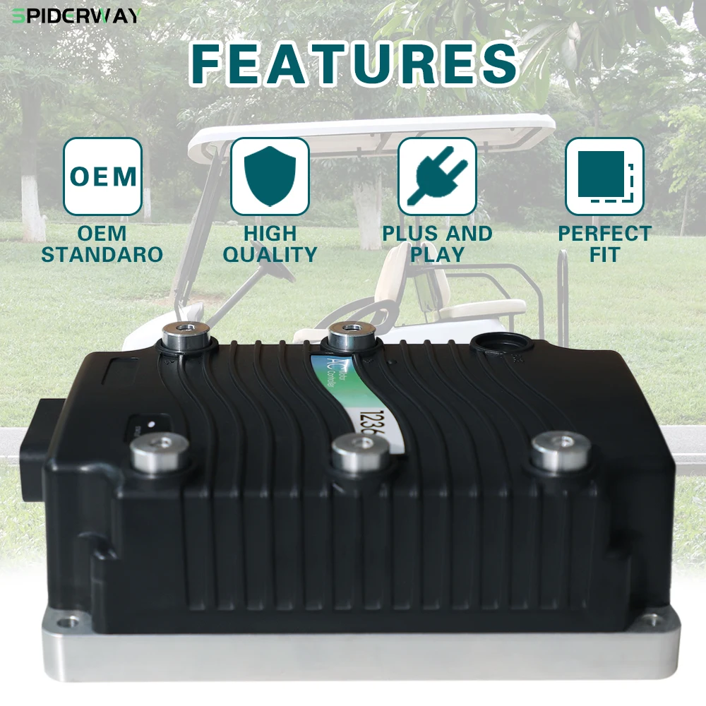 1236E-5421 36-48V 450A Unprogrammed AC Controller 62-400-60 for Taylor Dunn Utility Vehicle
1236E-5421 36-48V 450A Unprogrammed AC Controller 62-400-60 for Taylor Dunn Utility Vehicle