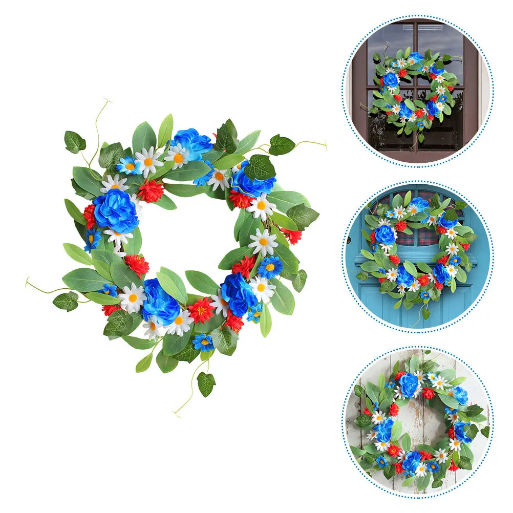 Artificial Floral Wreath Colorful Daisy Spring Wreath Front Door Wall Hanging Decorative Garland Floral Garland
Artificial Floral Wreath Colorful Daisy Spring Wreath Front Door Wall Hanging Decorative Garland Floral Garland