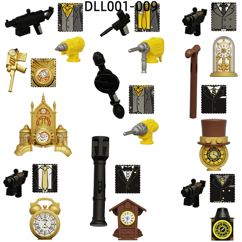 The DLL001-DLL009 Electric Drill Titan Wall Alarm Clock Bell Man Boss Action Figures Model Blocks MOC Bricks Set Gifts Toys
The DLL001-DLL009 Electric Drill Titan Wall Alarm Clock Bell Man Boss Action Figures Model Blocks MOC Bricks Set Gifts Toys