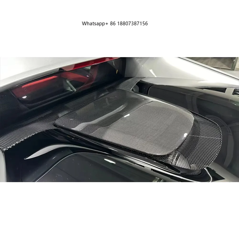 High Quality OEM Style Dry Carbon Fiber Rear Hood Engine Cover Suitable forFerrari 296GTB Upgrade and Modification
High Quality OEM Style Dry Carbon Fiber Rear Hood Engine Cover Suitable forFerrari 296GTB Upgrade and Modification