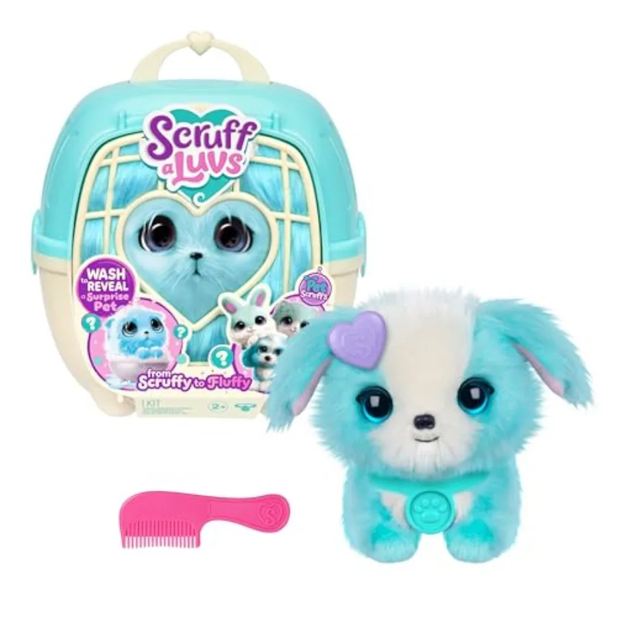Blue Surprise Pet, Mystery Plush Toys, Stuffed Animals, Wash to Reveal 1 of 3 Rescue Surprise Toy Pets: Puppy, Bunny, or Kitty
Blue Surprise Pet, Mystery Plush Toys, Stuffed Animals, Wash to Reveal 1 of 3 Rescue Surprise Toy Pets: Puppy, Bunny, or Kitty
