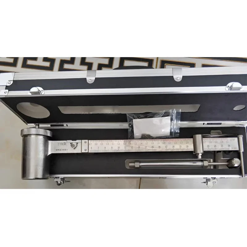 Oil drilling fluid densitometer, 0.7-3.1g stainless steel liquid pressure densitometer
Oil drilling fluid densitometer, 0.7-3.1g stainless steel liquid pressure densitometer