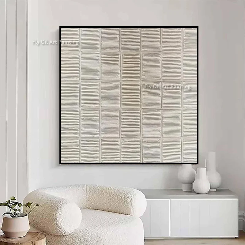 New Original Beige White Texture Thick Canvas Artwork Handpainted Brown Beige Abstract Oil Painting Large Home Wall Decor Items
New Original Beige White Texture Thick Canvas Artwork Handpainted Brown Beige Abstract Oil Painting Large Home Wall Decor Items