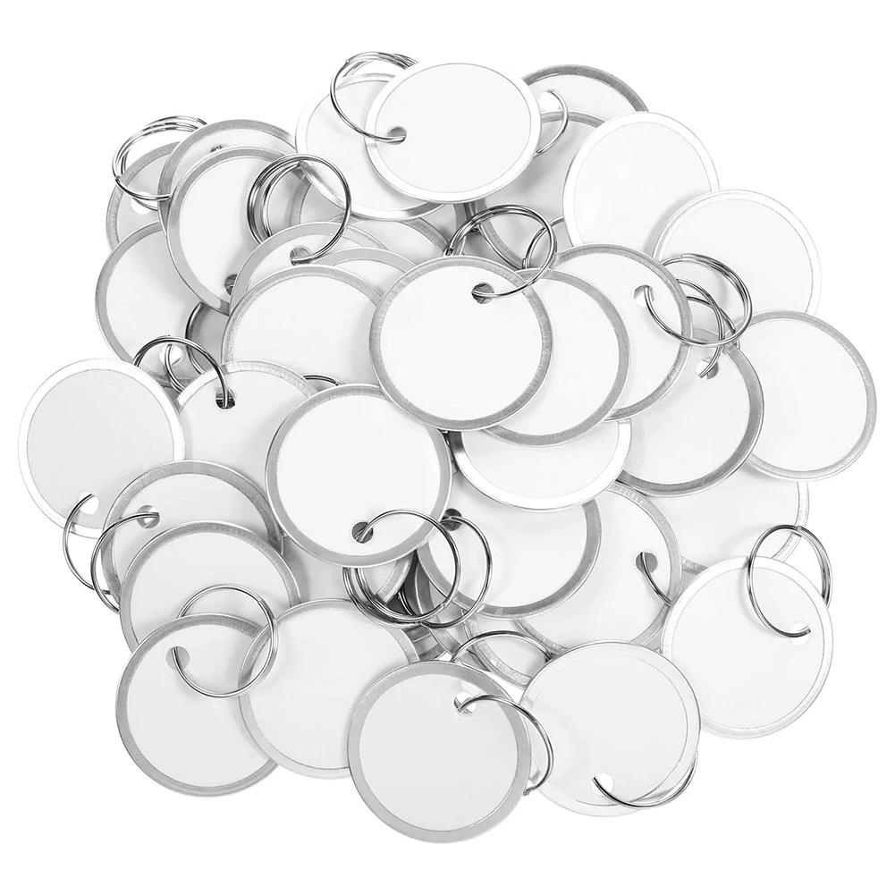 Metal Rim Tags Key Tags Round Paper Tags with Metal Rings for Car Keys and Door Keys (50Pcs)
Metal Rim Tags Key Tags Round Paper Tags with Metal Rings for Car Keys and Door Keys (50Pcs)