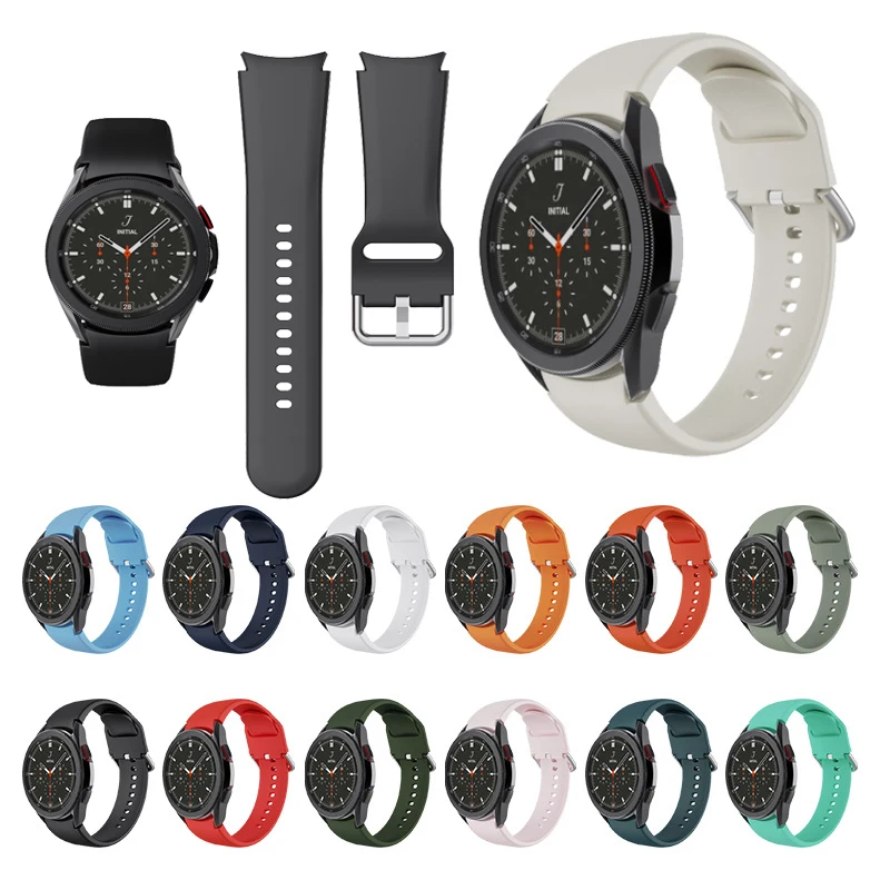 Ремешок силиконовый для Samsung Galaxy Watch 4 classic, спортивный браслет с изогнутым концом для смарт-часов, 46 мм 42 мм 40 мм
Ремешок силиконовый для Samsung Galaxy Watch 4 classic, спортивный браслет с изогнутым концом для смарт-часов, 46 мм 42 мм 40 мм