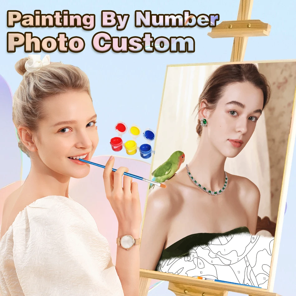 GATYZTORY Painting By Numbers Dropshipp Color Personality Photo Customized Family canvas painting Acrylic Paint Diy Gift
GATYZTORY Painting By Numbers Dropshipp Color Personality Photo Customized Family canvas painting Acrylic Paint Diy Gift