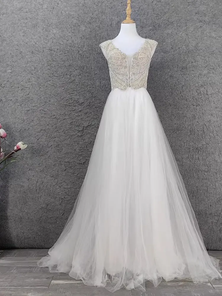 White Heavy Embellished High Waist Slimming Wedding Dress Photography Studio Travel Photography Portrait Showcase Korean Styl...
White Heavy Embellished High Waist Slimming Wedding Dress Photography Studio Travel Photography Portrait Showcase Korean Styl...