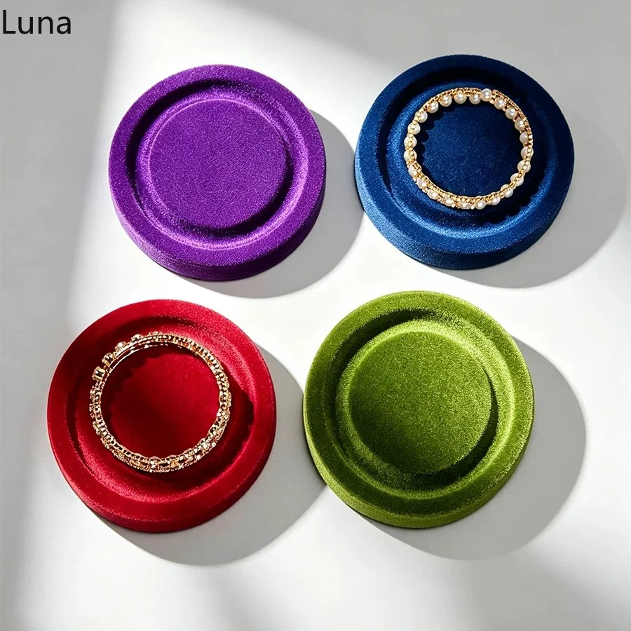 Luxury Velvet Jewelry Tray, Display & Storage for Pearl Hand String & Crystal Bracelet, Counter Showcase Organizer Prop
Luxury Velvet Jewelry Tray, Display & Storage for Pearl Hand String & Crystal Bracelet, Counter Showcase Organizer Prop