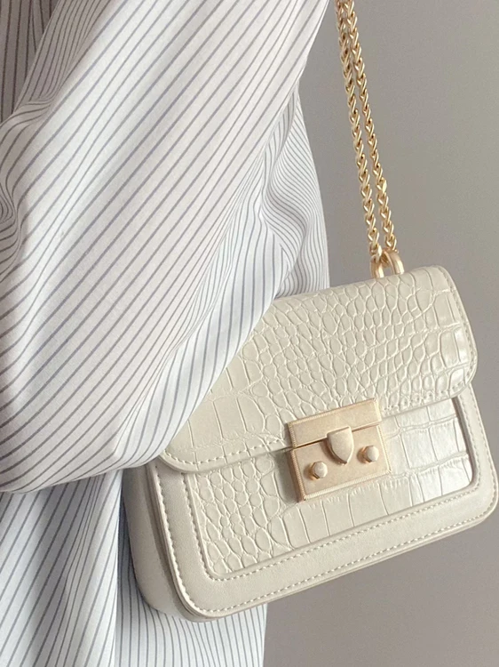 Faionable Alligator Pattern Crossbody Bag Women's oulder Bag Versatile Small Square Bag Lo Bule Closure Casual Sle
Faionable Alligator Pattern Crossbody Bag Women's oulder Bag Versatile Small Square Bag Lo Bule Closure Casual Sle