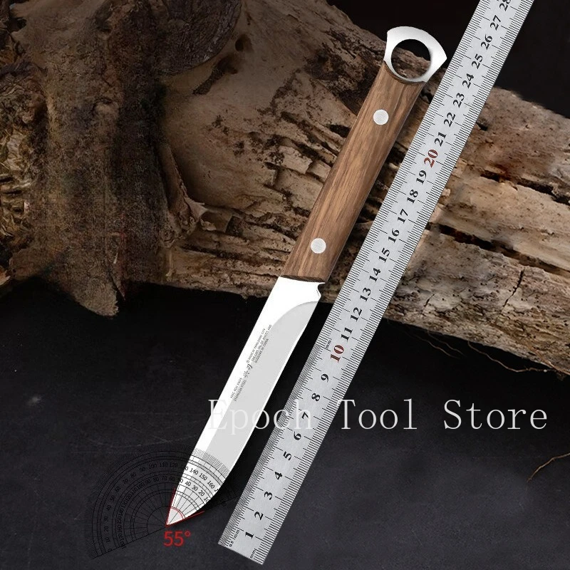 Fruit Knife Sharp Stainless Steel Forged Kitchen Knife Paring Wood Handle Perfect for Home Cooking Knives
Fruit Knife Sharp Stainless Steel Forged Kitchen Knife Paring Wood Handle Perfect for Home Cooking Knives