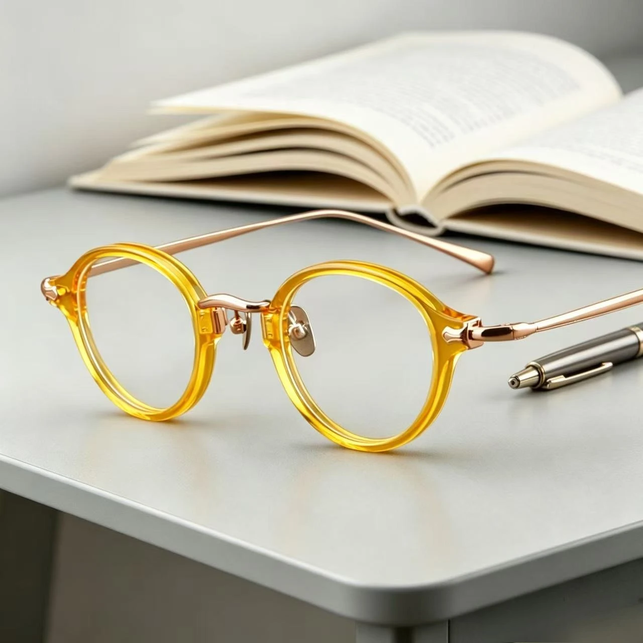 Fashion Vintage Acetate Titanium Eyeglasses Frame Men Ultra Light Oval Small Glasses Frame Women Designer Luxury Brand Eyewear
Fashion Vintage Acetate Titanium Eyeglasses Frame Men Ultra Light Oval Small Glasses Frame Women Designer Luxury Brand Eyewear