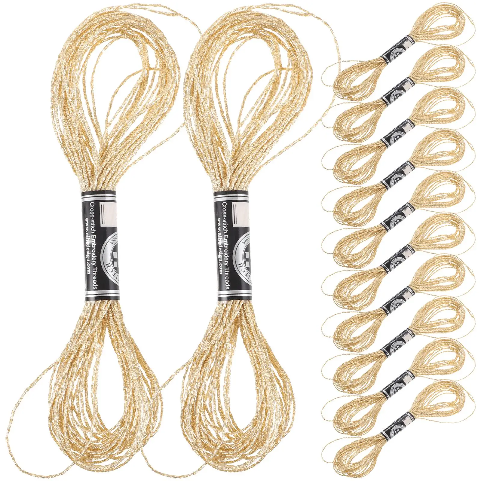 12PCS Metallic Sewing Thread Set High Quality Polyester Embroidery Fiber Hand Threading DIY Craft Household Helper
12PCS Metallic Sewing Thread Set High Quality Polyester Embroidery Fiber Hand Threading DIY Craft Household Helper