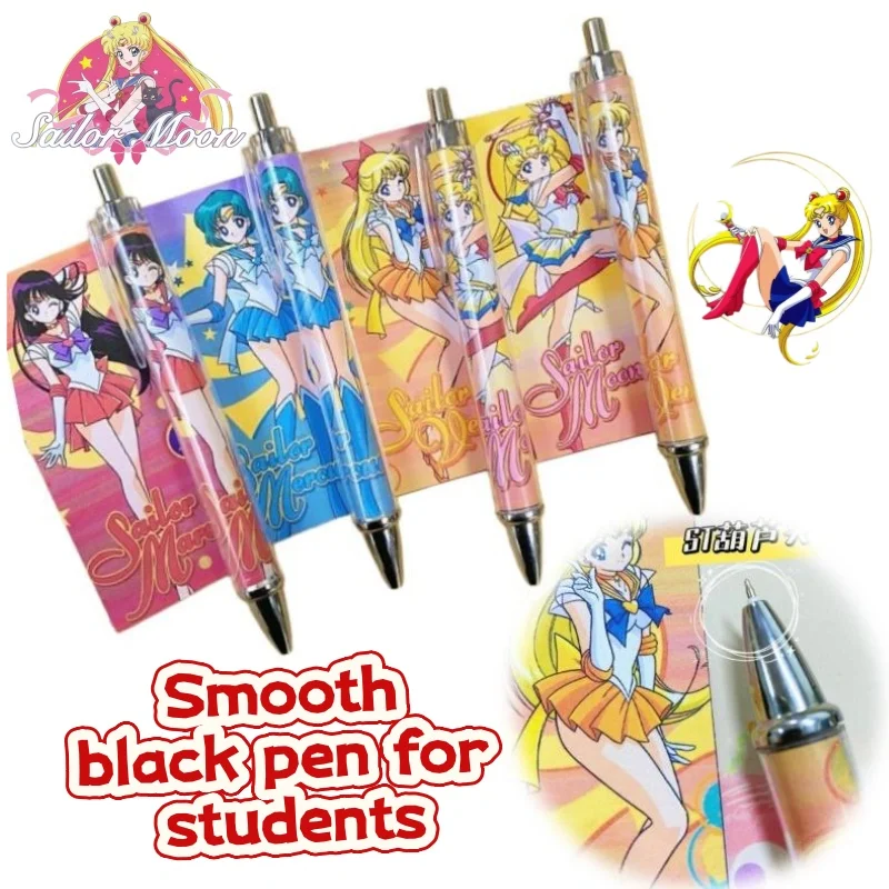 New Sailor Moon Mizuno Ami Hino Rei push-button gel pen a must-have for students for exam practice durable and smooth black pen
New Sailor Moon Mizuno Ami Hino Rei push-button gel pen a must-have for students for exam practice durable and smooth black pen