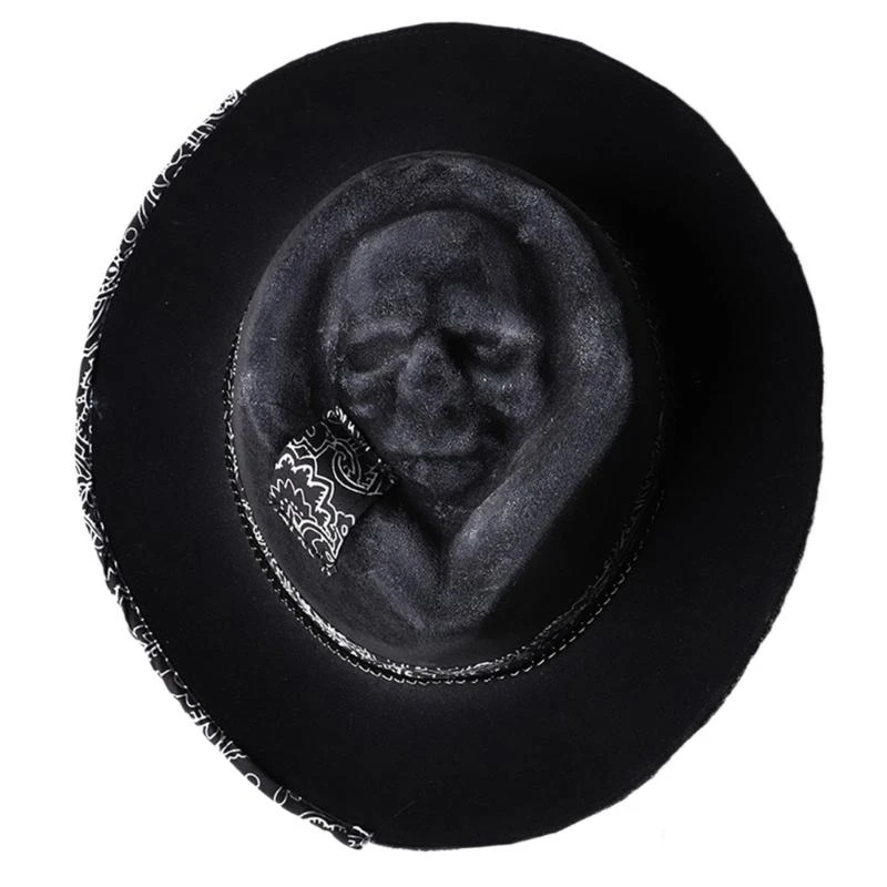Halloween Skull Cowboy Hat Spooky and Stylish Headwear for Masquerade Fashionable and Eye-catching Accessory
Halloween Skull Cowboy Hat Spooky and Stylish Headwear for Masquerade Fashionable and Eye-catching Accessory