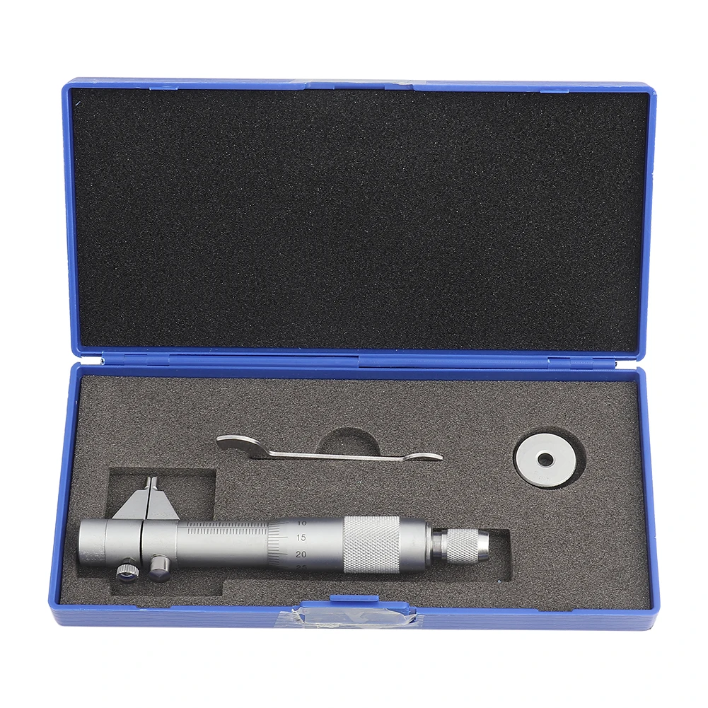 Inside Micrometer Hole Bore Internal Diameter Gage Gauge 5‑30mm Range 0.01mm Accuracy Internal Micrometer
Inside Micrometer Hole Bore Internal Diameter Gage Gauge 5‑30mm Range 0.01mm Accuracy Internal Micrometer