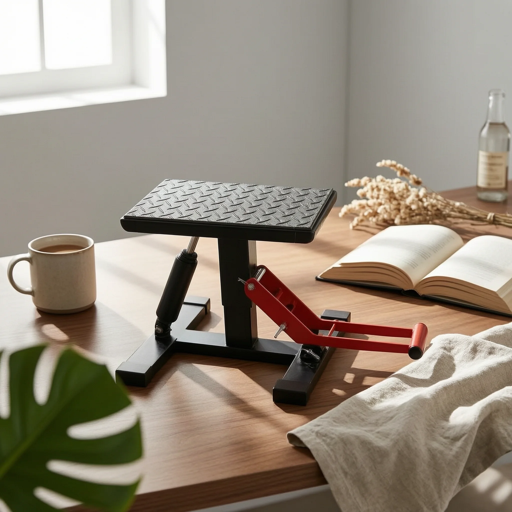 Hydraulic Motorcycle Repair Stand Diamond-Plate Top Motorcycle Lift Stand Shop Equipment Metal
Hydraulic Motorcycle Repair Stand Diamond-Plate Top Motorcycle Lift Stand Shop Equipment Metal