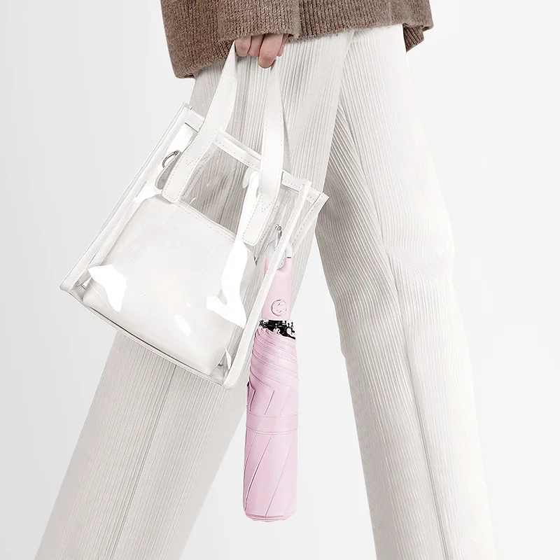 1 шт. японский 3-кратный зонт, автоматическая креативная пряжка-петля, черная резиновая защита от солнца, компактный дизайн с крючками, простой и стильный
1 шт. японский 3-кратный зонт, автоматическая креативная пряжка-петля, черная резиновая защита от солнца, компактный дизайн с крючками, простой и стильный