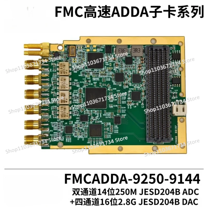 High-speed Analog-digital ADDA Acquisition JESD204B AD9144 2.8G Four-channel AD9250 FMC Daughter Card
High-speed Analog-digital ADDA Acquisition JESD204B AD9144 2.8G Four-channel AD9250 FMC Daughter Card