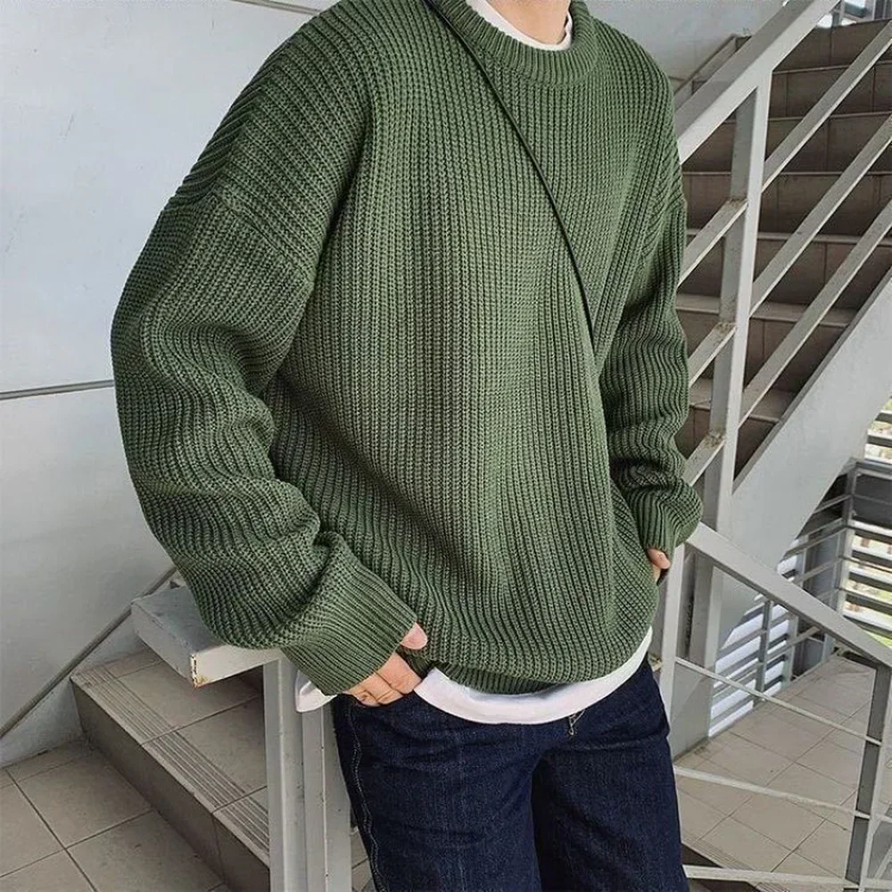 Korean Fashion Sweaters Men Autumn Solid Color Wool Sweaters Slim Fit Men Street Wear Mens Clothes Knitted Sweater Men Pullovers
Korean Fashion Sweaters Men Autumn Solid Color Wool Sweaters Slim Fit Men Street Wear Mens Clothes Knitted Sweater Men Pullovers