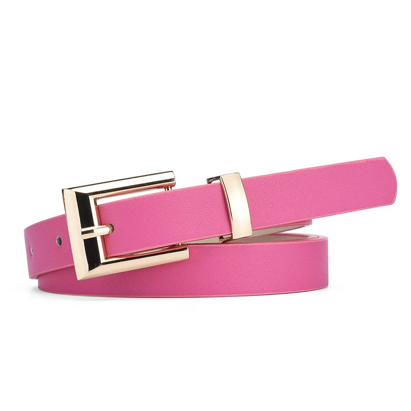 New Arrival Chic Style Gold Buckle Pu Belts Women's Pin Square Buckle Decorative Jeans Dress Thin Belt
New Arrival Chic Style Gold Buckle Pu Belts Women's Pin Square Buckle Decorative Jeans Dress Thin Belt
