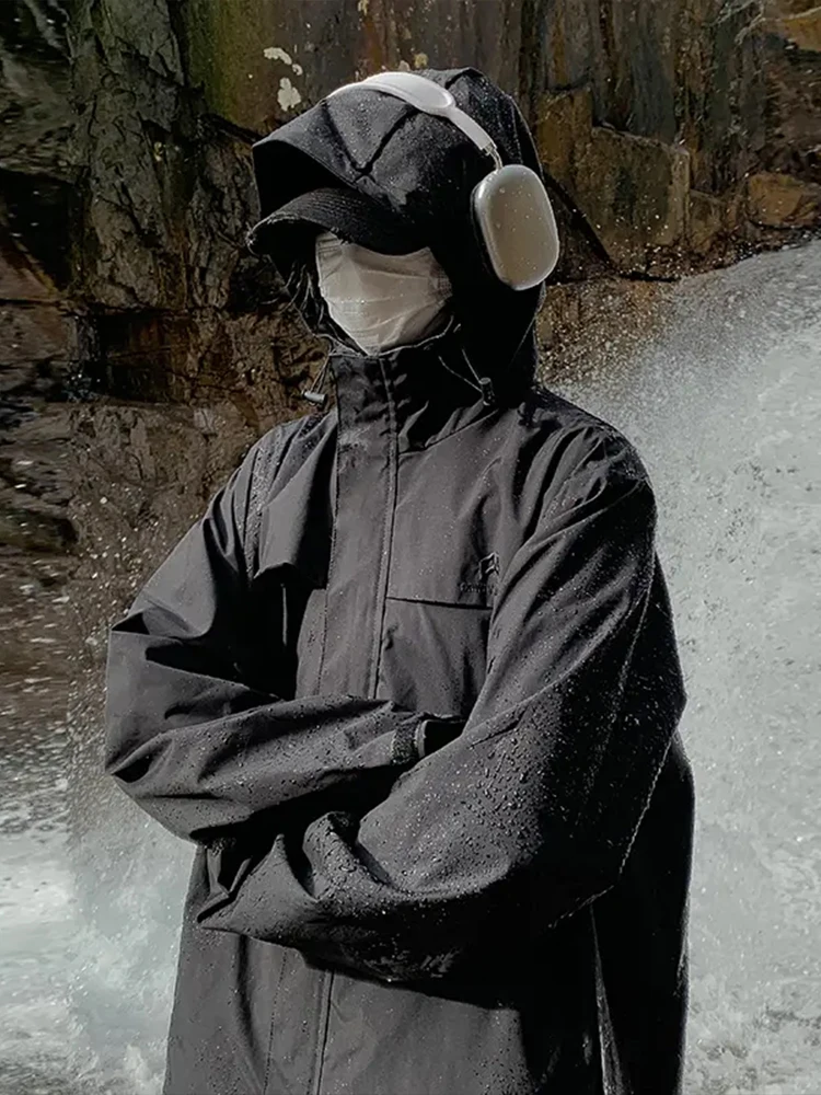 Men's Waterproof Hiking Jaet Bla Samurai Rain Class Outdoor Workwear Coat with Hood Mountain Climbing Suit Jaet
Men's Waterproof Hiking Jaet Bla Samurai Rain Class Outdoor Workwear Coat with Hood Mountain Climbing Suit Jaet