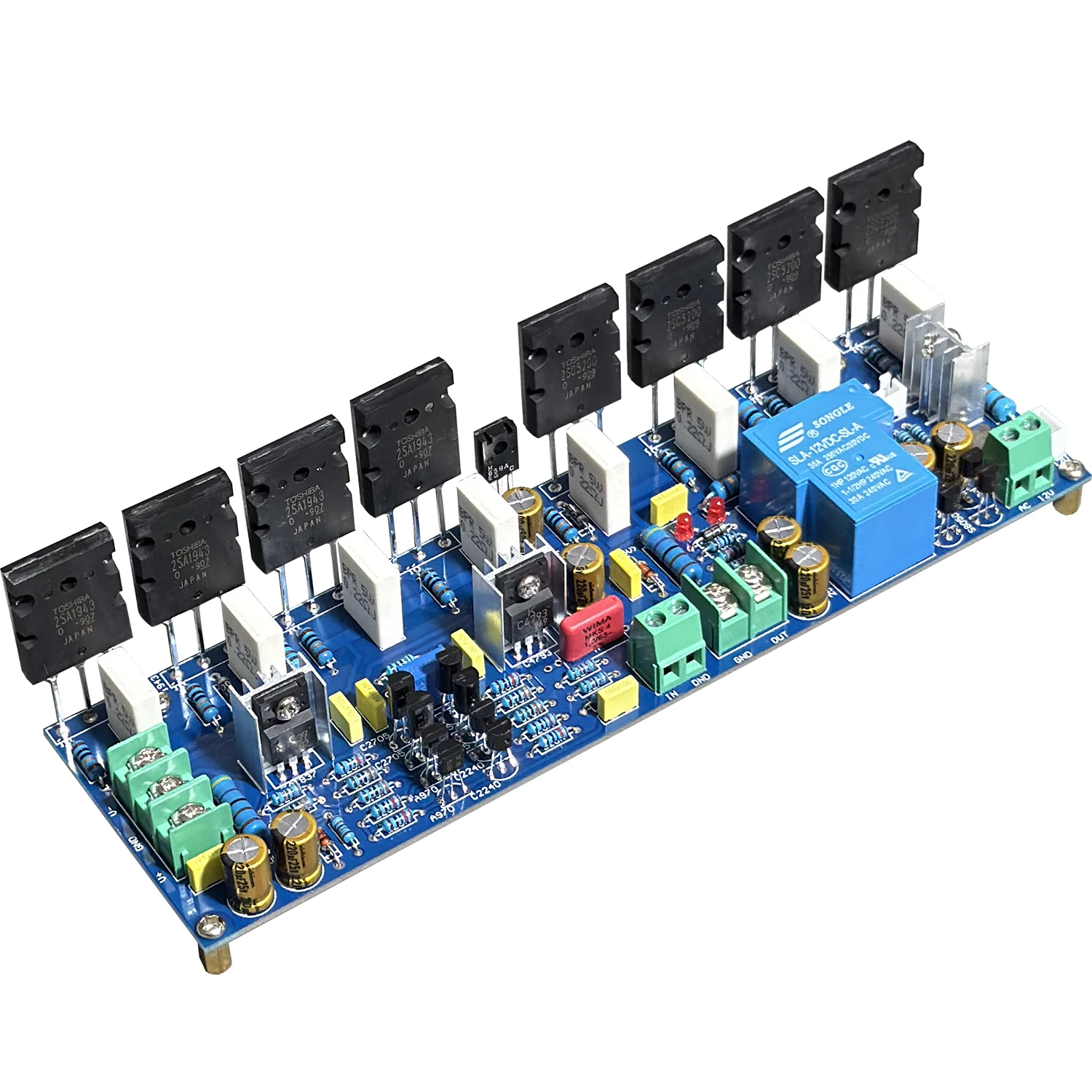 Mono Band Speaker Protection 400W High Power 1943 5200 Quad Parallel Amplifier Finished Board
Mono Band Speaker Protection 400W High Power 1943 5200 Quad Parallel Amplifier Finished Board