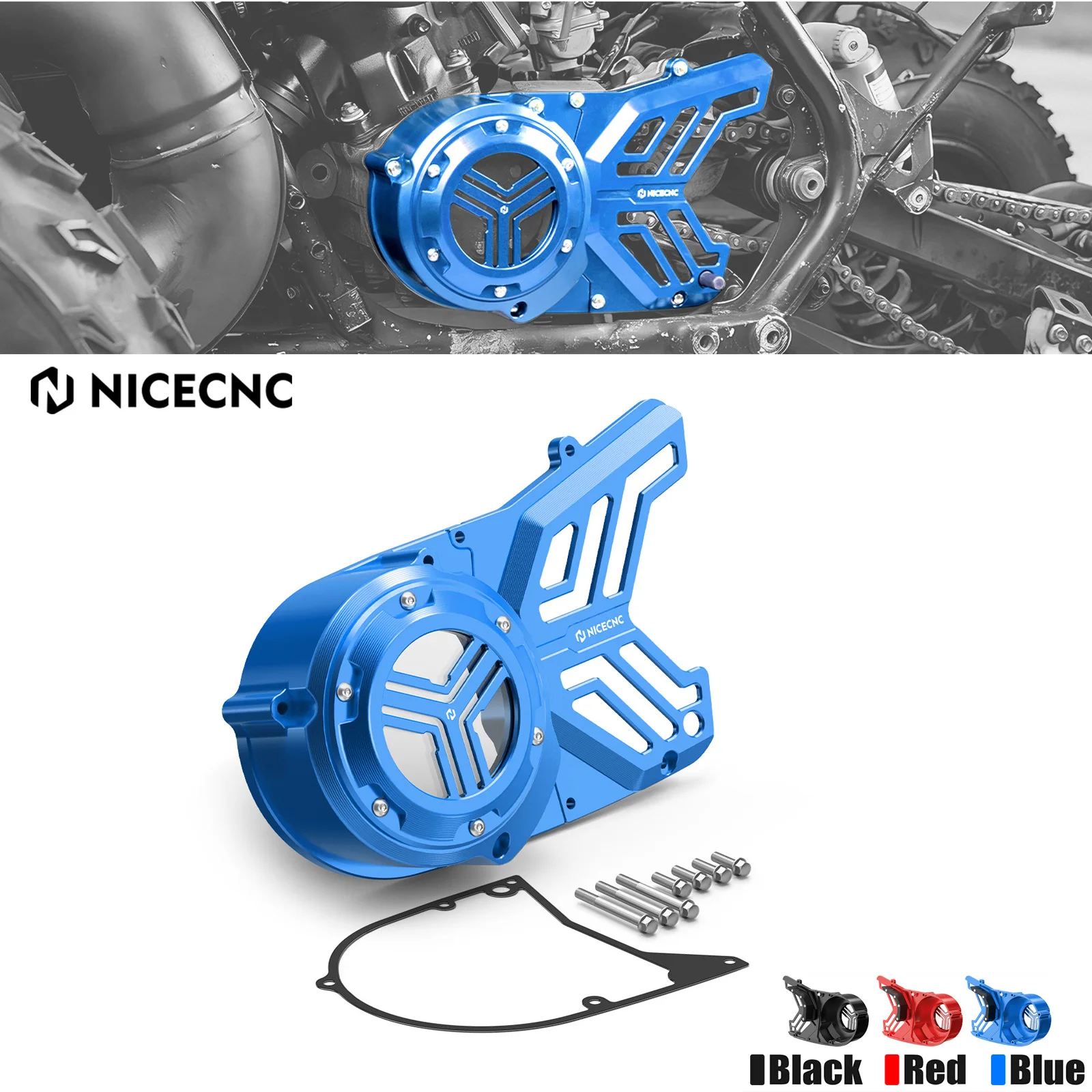 NICECNC for Yamaha Banshee 350 1987–2006 ATV Stator Cover for Yamaha YFZ350 Replaces 2GU-15411-00-00 Quiet Chain Guard
NICECNC for Yamaha Banshee 350 1987–2006 ATV Stator Cover for Yamaha YFZ350 Replaces 2GU-15411-00-00 Quiet Chain Guard