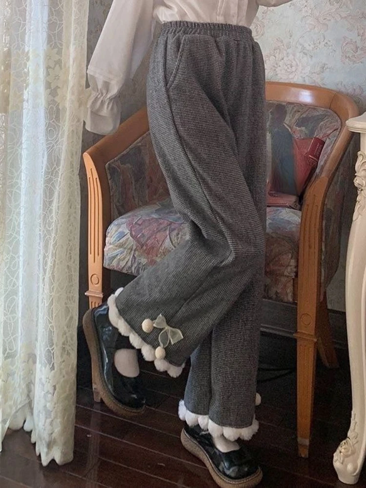 2024 Spring Kawaii Japanese Style Pants Girls Sweet Cute Fashion Pants Casual Outwear Korean Fashion Clothing Woman Pocket Chic
2024 Spring Kawaii Japanese Style Pants Girls Sweet Cute Fashion Pants Casual Outwear Korean Fashion Clothing Woman Pocket Chic