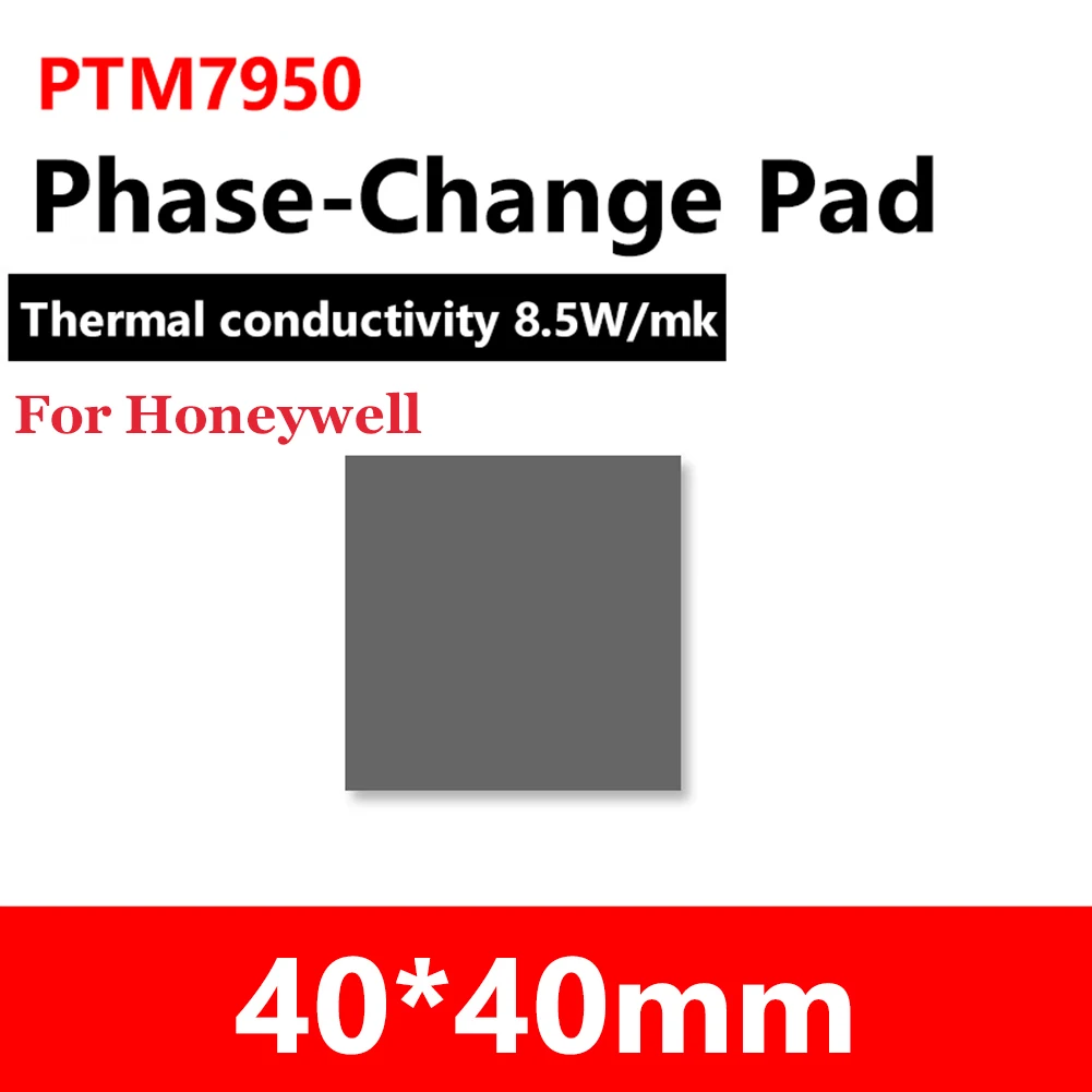 For Honeywell PTM7950 Phase Change Silicone Pad 8.5W/mK Heat Dissipation Pad Patch Replacement Lightweight for Laptop GPU CPU
For Honeywell PTM7950 Phase Change Silicone Pad 8.5W/mK Heat Dissipation Pad Patch Replacement Lightweight for Laptop GPU CPU