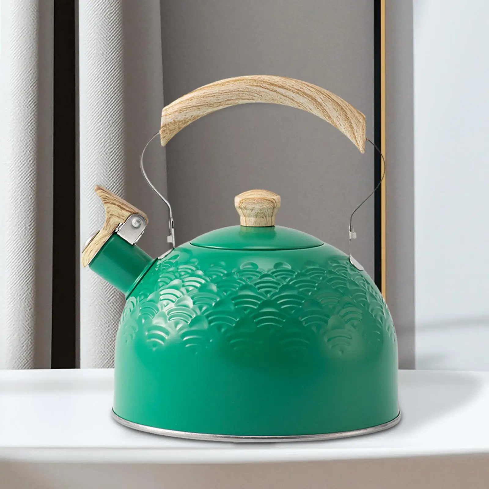 Портативный чайник со свистком, 2,5 л, большая емкость, бытовая посуда для быстрого кипячения, чайник для кухни, пешего туризма, кемпинга, путешествий, пикника
Портативный чайник со свистком, 2,5 л, большая емкость, бытовая посуда для быстрого кипячения, чайник для кухни, пешего туризма, кемпинга, путешествий, пикника