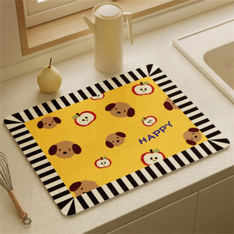 30x45cm Cartoon Cute Little Dog PU Leather Kitchen Countertop Mat Oil Resistant Waterproof Rectangular Dining Table Mat
30x45cm Cartoon Cute Little Dog PU Leather Kitchen Countertop Mat Oil Resistant Waterproof Rectangular Dining Table Mat