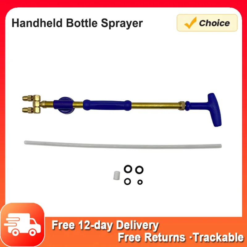 Handheld Bottle Sprayer Garden Manual Sprayer Push-pull Water Sprayer Bottle with Adjustable Copper Nozzle for Beverage Bottles
Handheld Bottle Sprayer Garden Manual Sprayer Push-pull Water Sprayer Bottle with Adjustable Copper Nozzle for Beverage Bottles