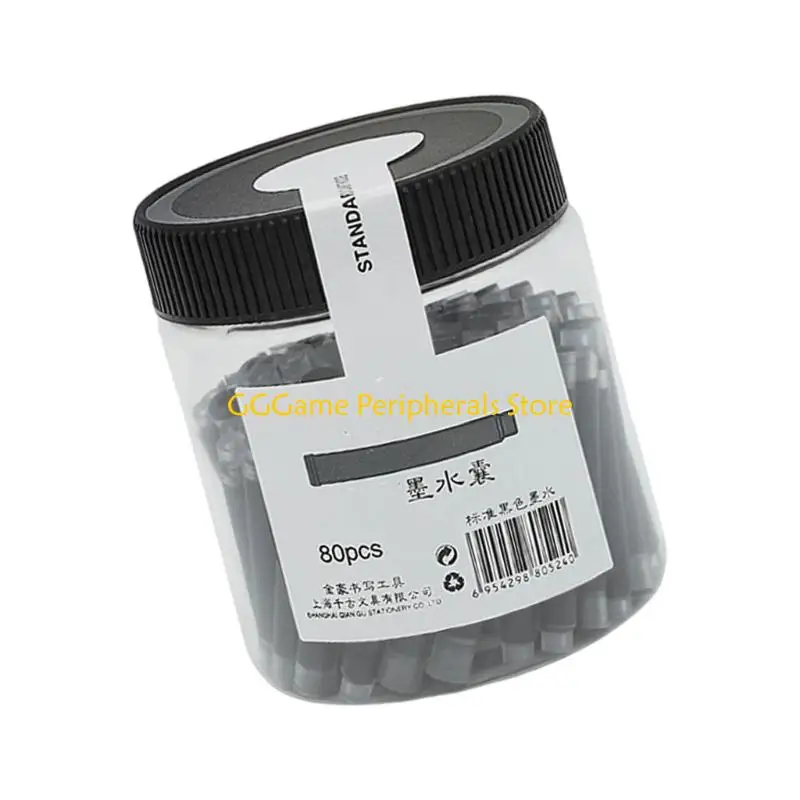 U55B 80Pcs 2.6mm Fountain Pen Refills Quick Release Cartridges Smooth Non Clogging Design For Students Professional
U55B 80Pcs 2.6mm Fountain Pen Refills Quick Release Cartridges Smooth Non Clogging Design For Students Professional