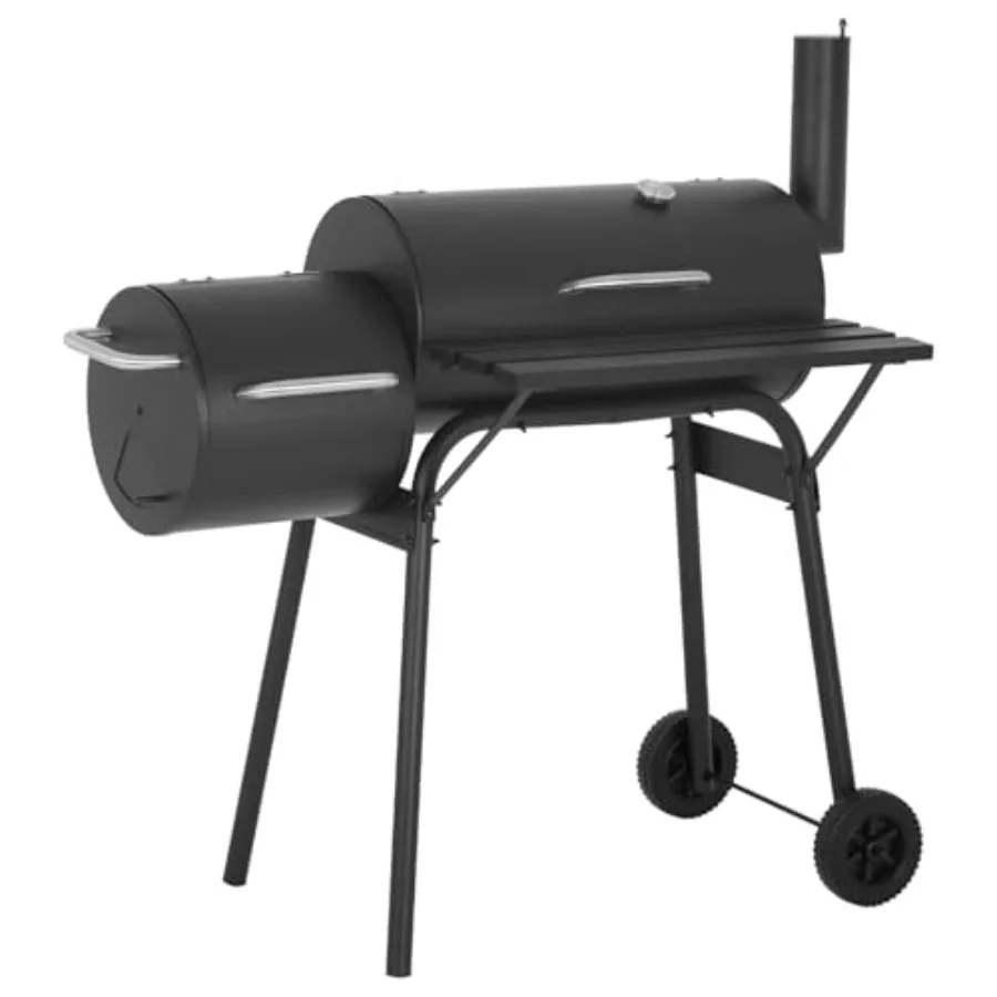 43-inch Charcoal Outdoor BBQ Grill for 6-10 People - Portable Camping Grill with Offset Smoker Design Ideal for Braising Roasti
43-inch Charcoal Outdoor BBQ Grill for 6-10 People - Portable Camping Grill with Offset Smoker Design Ideal for Braising Roasti