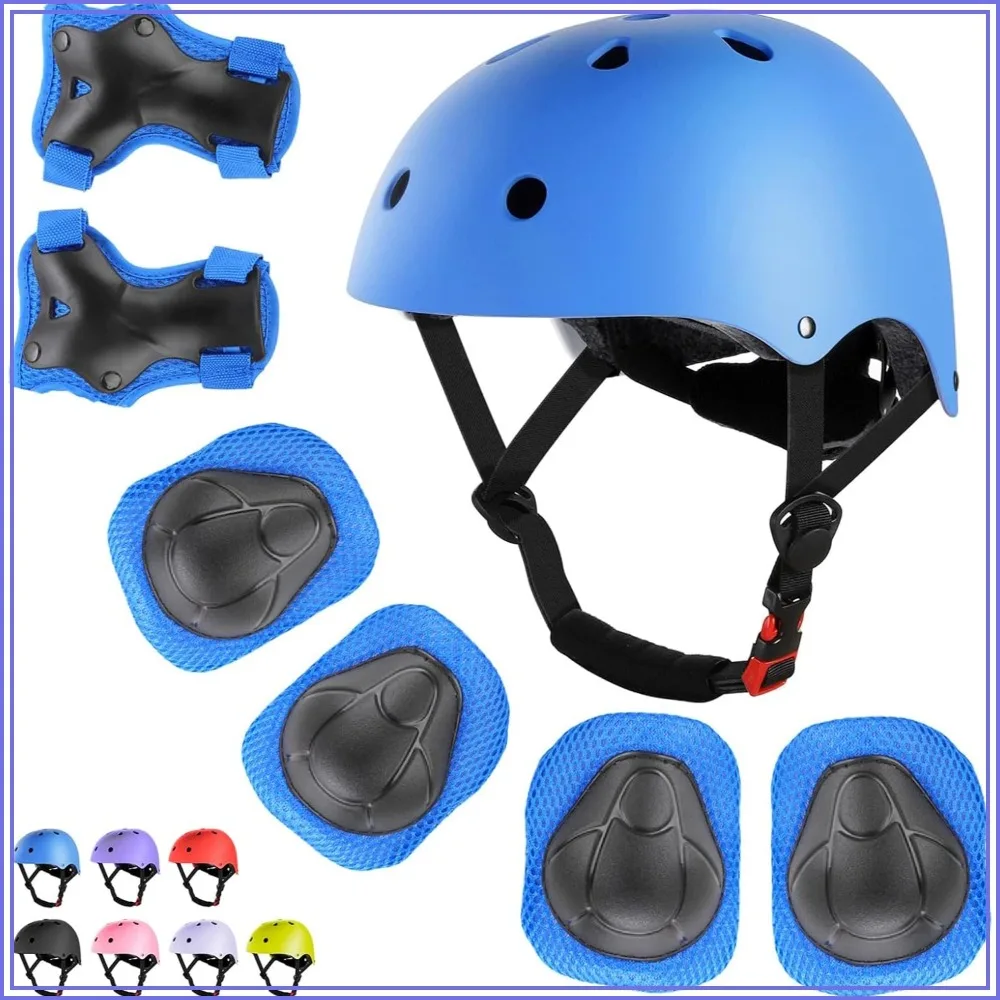 Kids Bike Helmet & Pad Set: Adjustable, Multi-Sport Protective Gear for 3-14 Years
Kids Bike Helmet & Pad Set: Adjustable, Multi-Sport Protective Gear for 3-14 Years