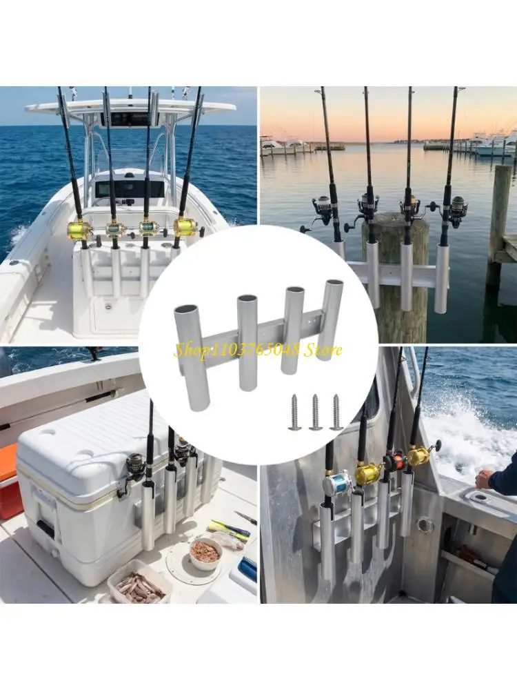 R53E Light Weight Poles Tube Mount Brackets 4 Rods Tube Link Fishing Rod Racks Fishing Poles Holders Easy to Installation
R53E Light Weight Poles Tube Mount Brackets 4 Rods Tube Link Fishing Rod Racks Fishing Poles Holders Easy to Installation