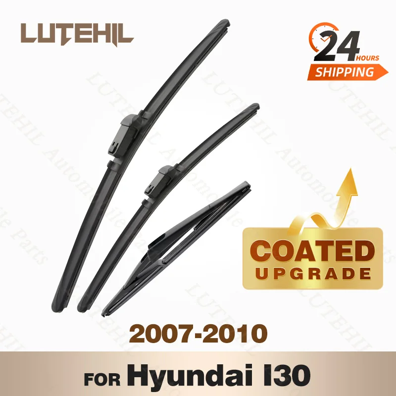 LUTEHIL's Silicone Front & Rear Wiper Set For Hyundai I30 2007 - 2010 2008 2009 coated windshield wiper blade 24"+18"+12"
LUTEHIL's Silicone Front & Rear Wiper Set For Hyundai I30 2007 - 2010 2008 2009 coated windshield wiper blade 24"+18"+12"