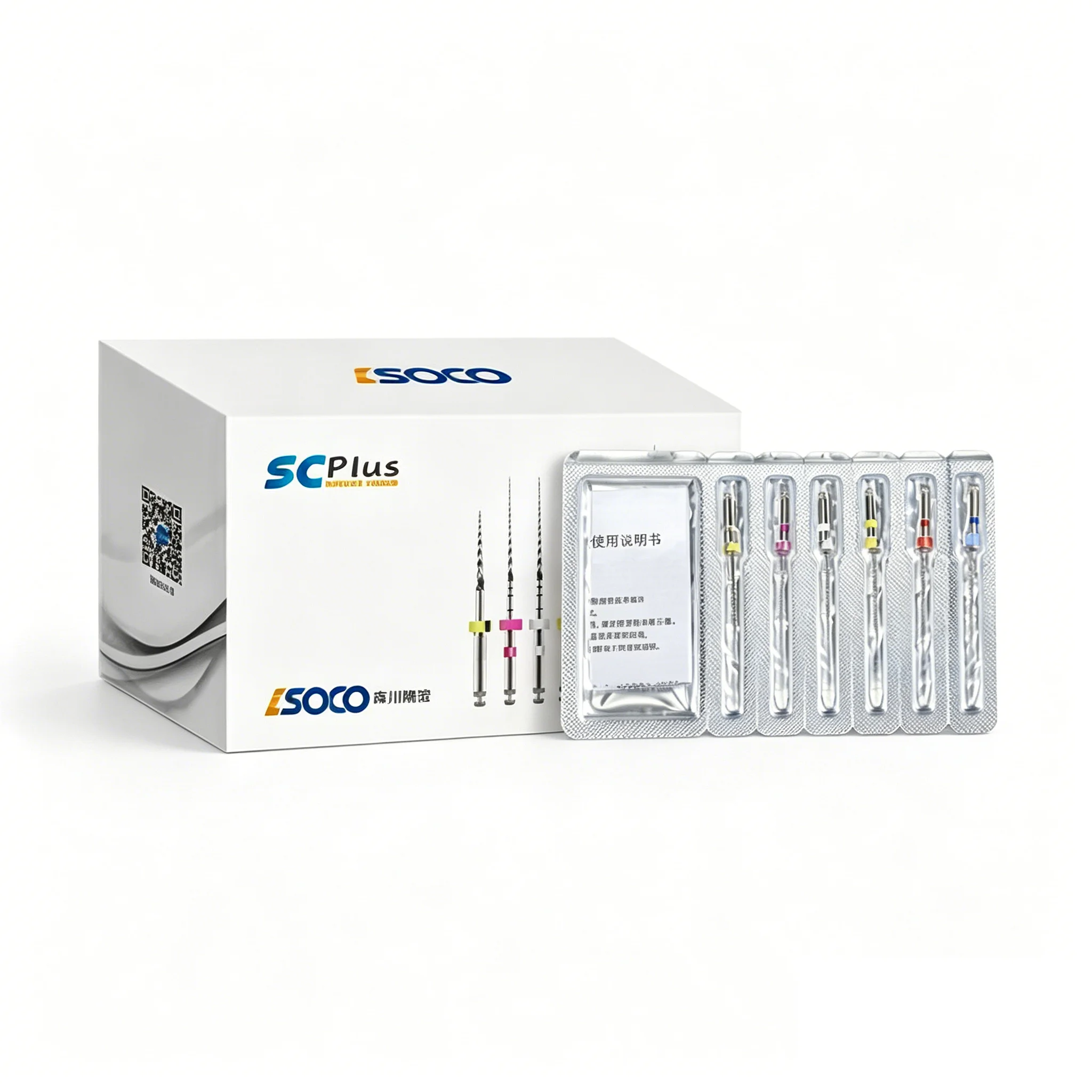 Dental SOCO PLUS Heat-Activated NiTi Files – 6Pcs/Pack, High Anti-Breakage, Shaping & Cleaning
Dental SOCO PLUS Heat-Activated NiTi Files – 6Pcs/Pack, High Anti-Breakage, Shaping & Cleaning