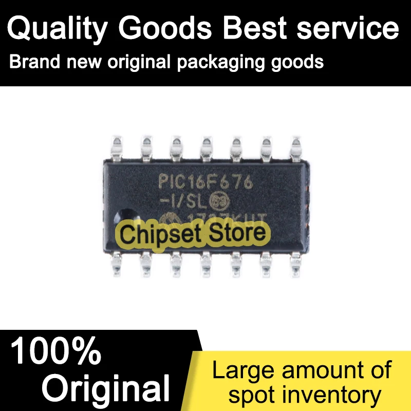 5pcs PIC16F676-I/SL PIC16F676 I SL SOIC 100% Brand new
5pcs PIC16F676-I/SL PIC16F676 I SL SOIC 100% Brand new