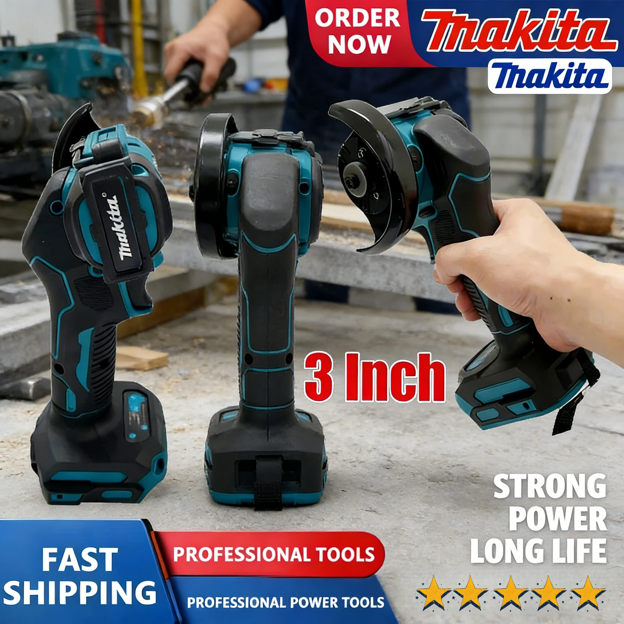 Makita 3 Inch Mini Angle Grinder Power Tool Cutting Circular Cordless Electirc CUT OFF Saw Power Tool For Makita Battery
Makita 3 Inch Mini Angle Grinder Power Tool Cutting Circular Cordless Electirc CUT OFF Saw Power Tool For Makita Battery