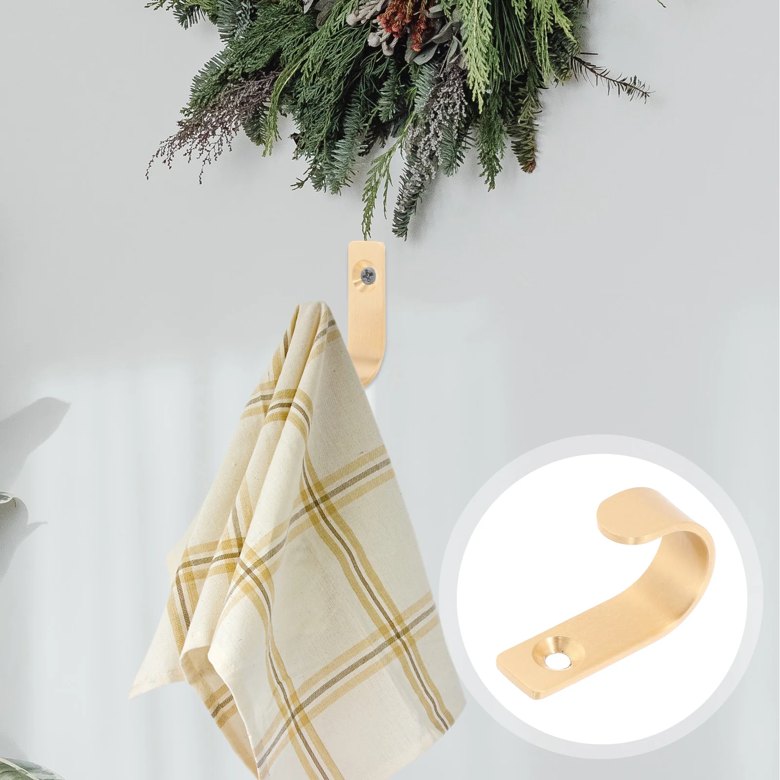 4 Pcs Wall Wardrobe Backpack Hooks for Little Yellow Bathroom Towel Brass Hanging 
4 Pcs Wall Wardrobe Backpack Hooks for Little Yellow Bathroom Towel Brass Hanging