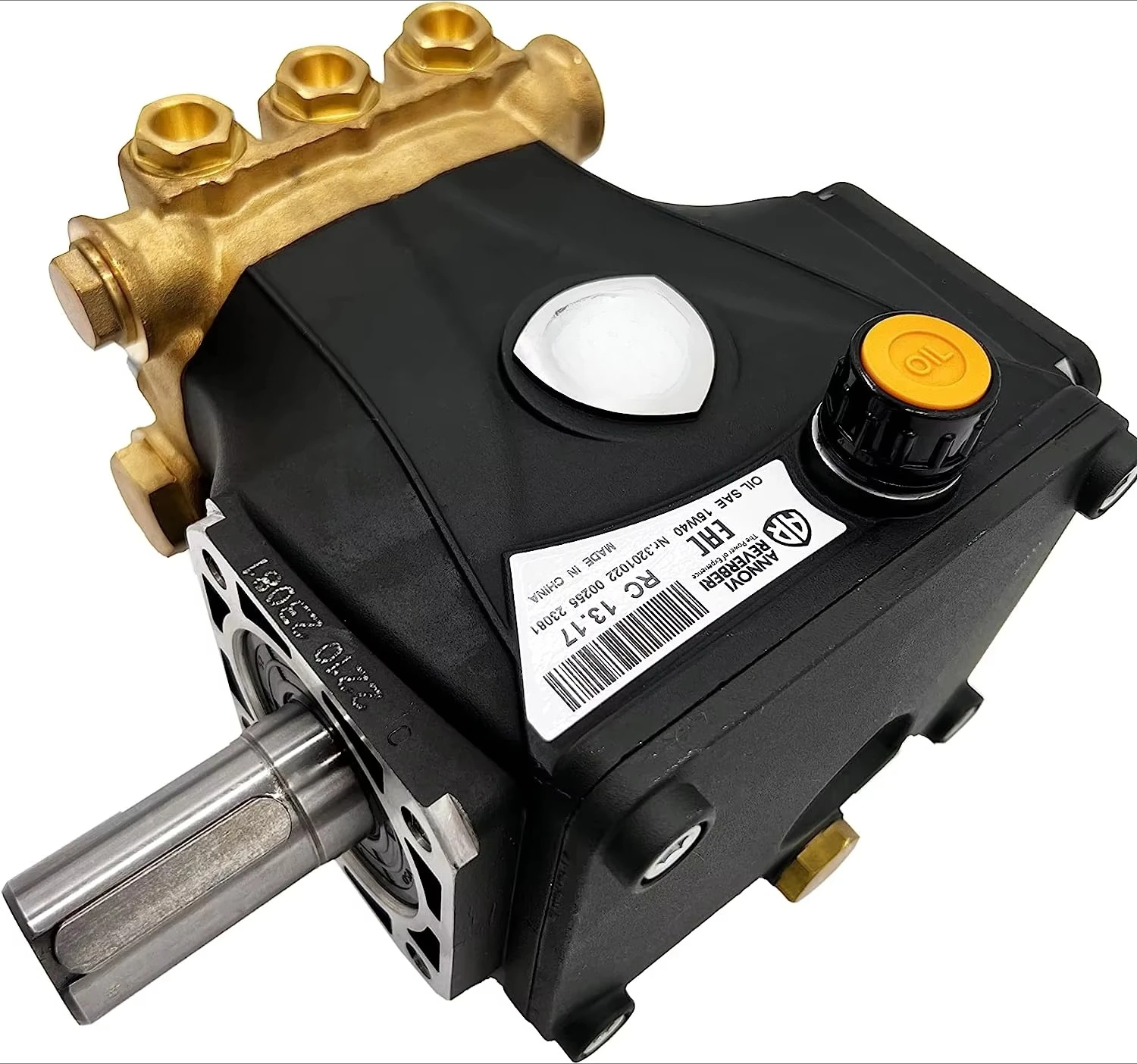 RC13.17 Annovi Reverberi Pump, 3.7 GPM, 170 Bar, 1450 RPM, 24mm Solid Shaft
RC13.17 Annovi Reverberi Pump, 3.7 GPM, 170 Bar, 1450 RPM, 24mm Solid Shaft