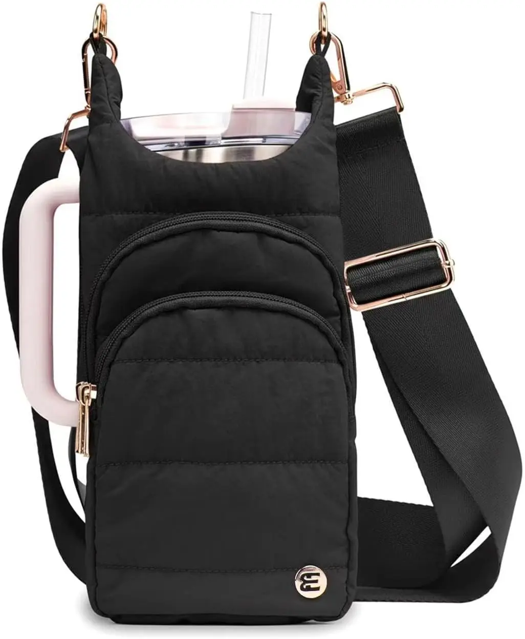 Water Bottle Holder with Strap for 20-40 oz, Crossbody Water Bottle Carrier Bag with RFID Blocking Phone Pocket
Water Bottle Holder with Strap for 20-40 oz, Crossbody Water Bottle Carrier Bag with RFID Blocking Phone Pocket