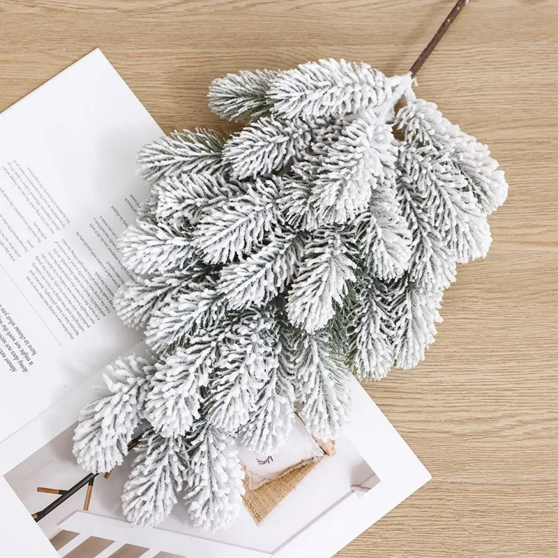 Artificial Pine Needles Branches Christmas Fake Snowy Pine Picks Twigs Winter Sprays Greenery Stems for Xmas Tree Garlands Decor
Artificial Pine Needles Branches Christmas Fake Snowy Pine Picks Twigs Winter Sprays Greenery Stems for Xmas Tree Garlands Decor