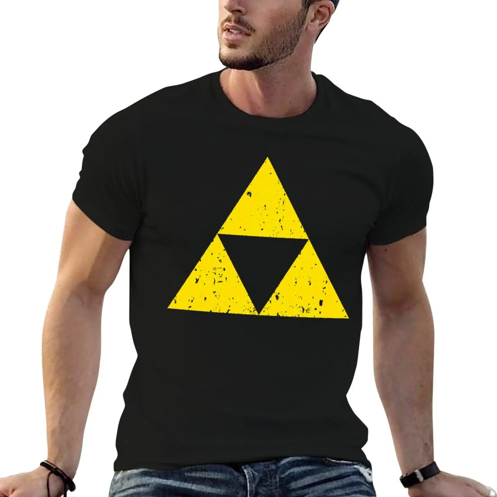 Футболка из хлопка, футболки Triforce, забавные мужские футболки с аниме
Футболка из хлопка, футболки Triforce, забавные мужские футболки с аниме