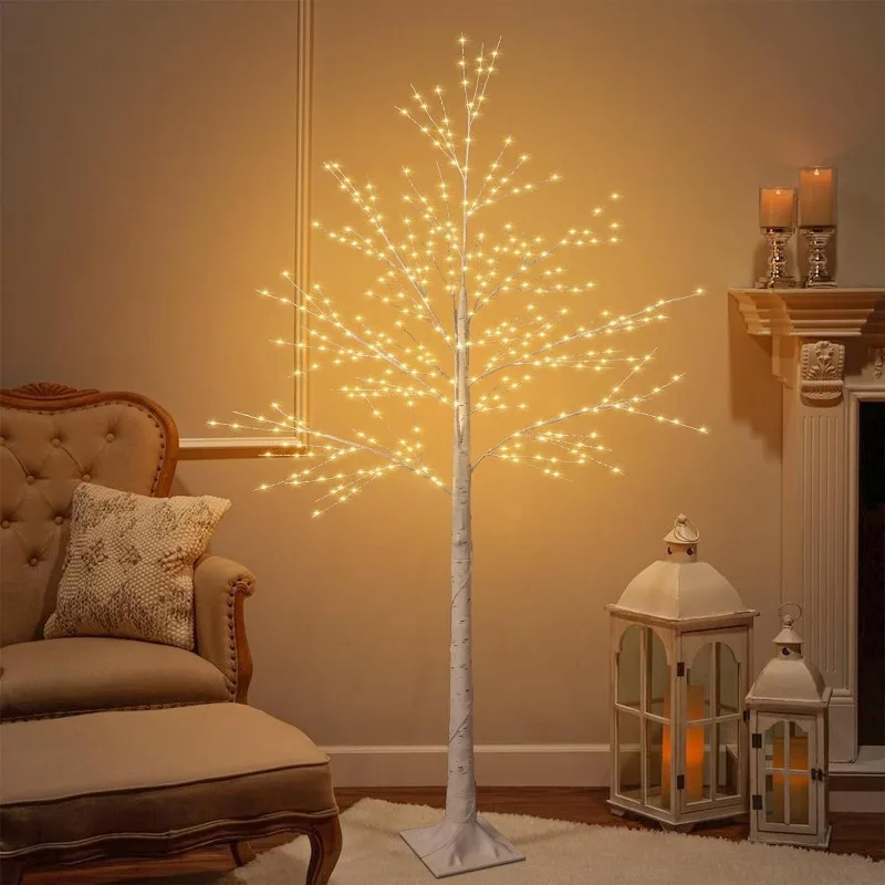 1 Realistic Birch Tree with 152 Warm LEDs - USB/ -in Compatible Suitable for Christmas, Halloween, Hanukkah, Easter, Thanksgivin
1 Realistic Birch Tree with 152 Warm LEDs - USB/ -in Compatible Suitable for Christmas, Halloween, Hanukkah, Easter, Thanksgivin