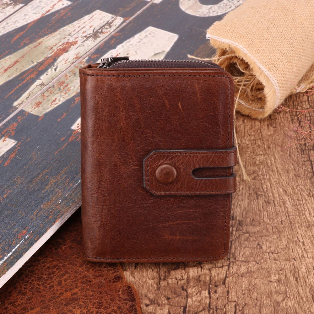Genuine leather men wallet rfid Coin purses anti-magnetic organ card slot High capacity wallet casual fashion zipper Money clip
Genuine leather men wallet rfid Coin purses anti-magnetic organ card slot High capacity wallet casual fashion zipper Money clip
