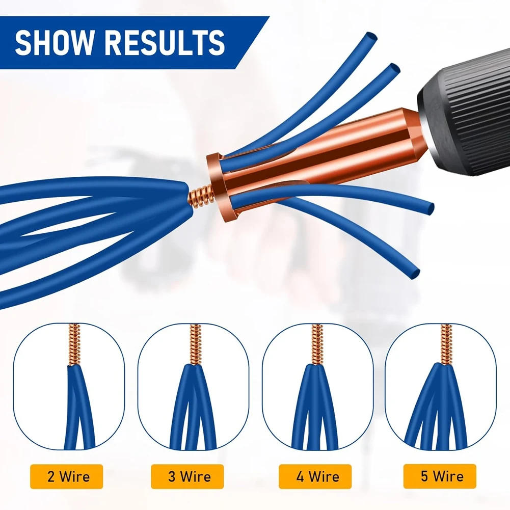 TFORU-Universal Wire Twisting Tool Cable Stripper & Wire Twisting Tool For Stripping & Twisting Cables, Driven By Drill
TFORU-Universal Wire Twisting Tool Cable Stripper & Wire Twisting Tool For Stripping & Twisting Cables, Driven By Drill