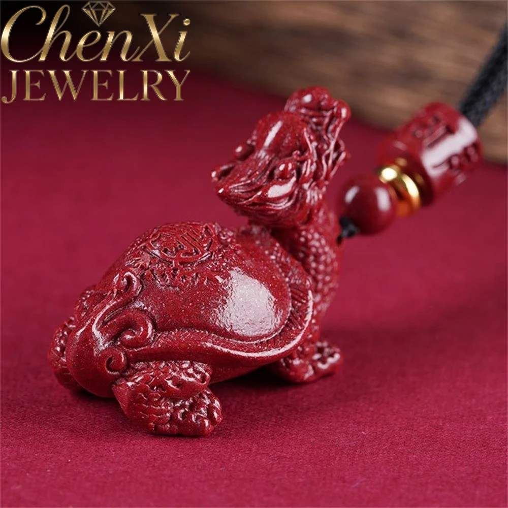 High-End Cinnabar Dragon Turtle Pendant Luxury Quality Fashion Fine Jewelry Exquisite Elegant Popular Amulets And Mascots Gift
High-End Cinnabar Dragon Turtle Pendant Luxury Quality Fashion Fine Jewelry Exquisite Elegant Popular Amulets And Mascots Gift
